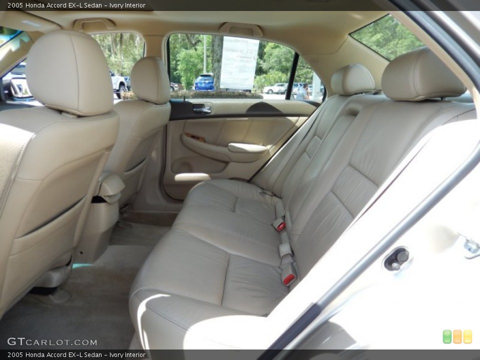 Ivory Interior Rear Seat for the 2005 Honda Accord EX-L Sedan #82505891