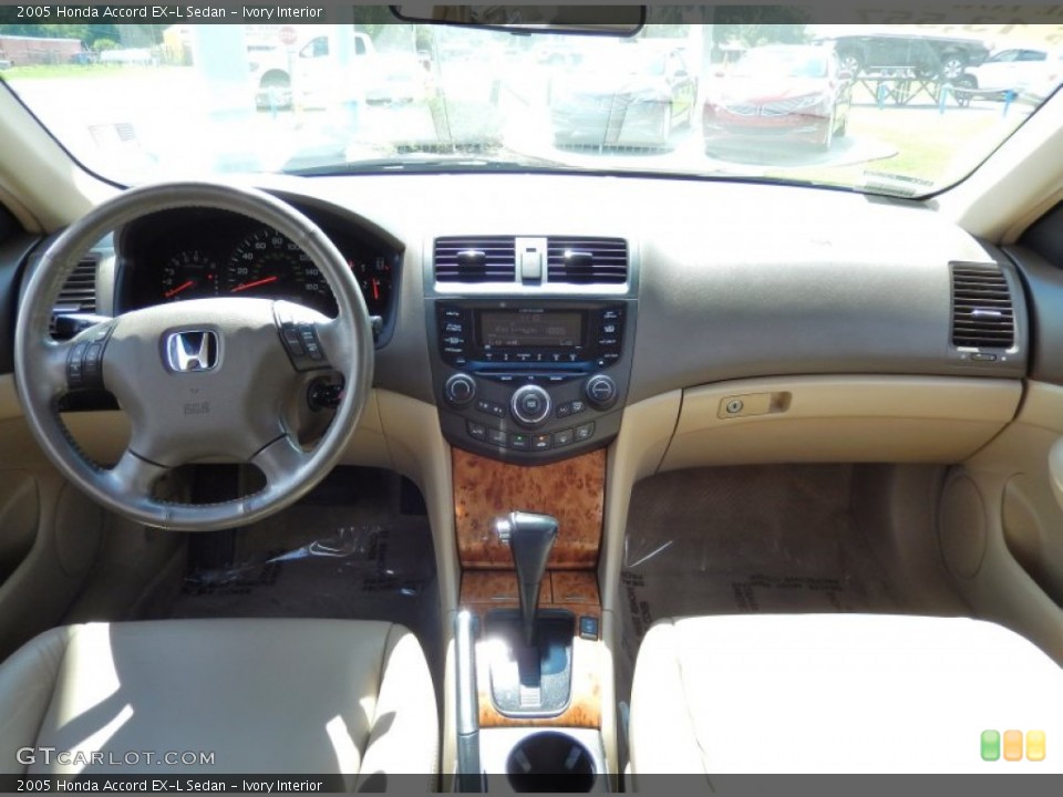 Ivory Interior Dashboard for the 2005 Honda Accord EX-L Sedan #82506010