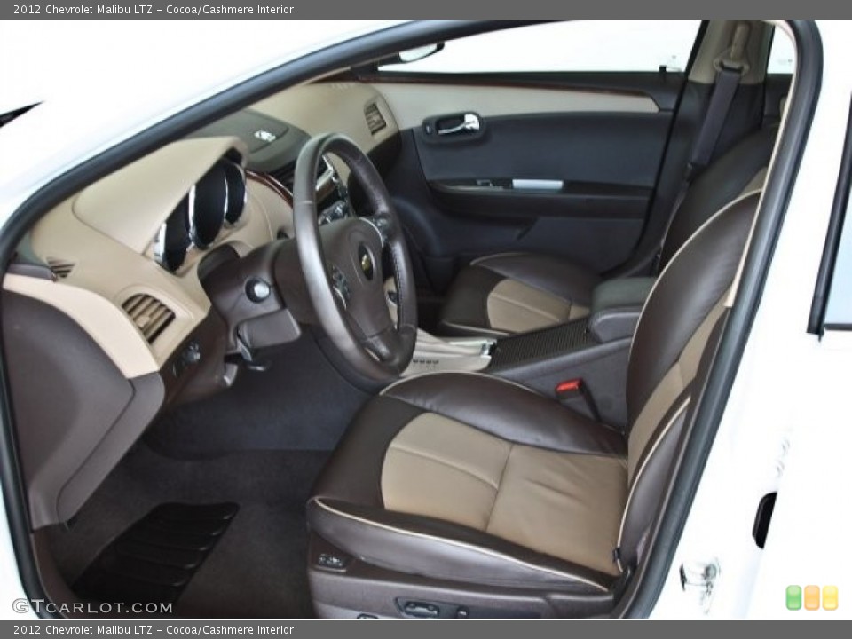 Cocoa/Cashmere Interior Front Seat for the 2012 Chevrolet Malibu LTZ #82506479