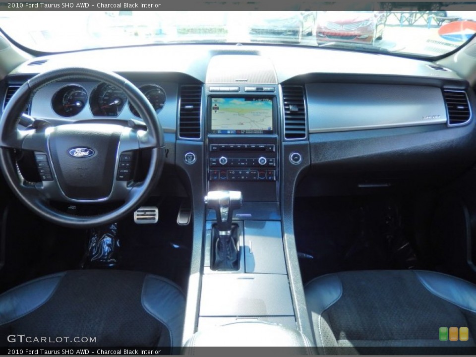 Charcoal Black Interior Dashboard for the 2010 Ford Taurus SHO AWD #82506792