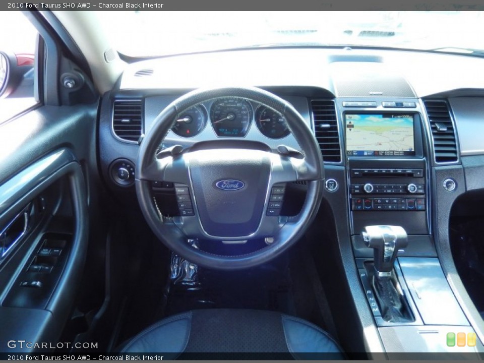 Charcoal Black Interior Dashboard for the 2010 Ford Taurus SHO AWD #82506808