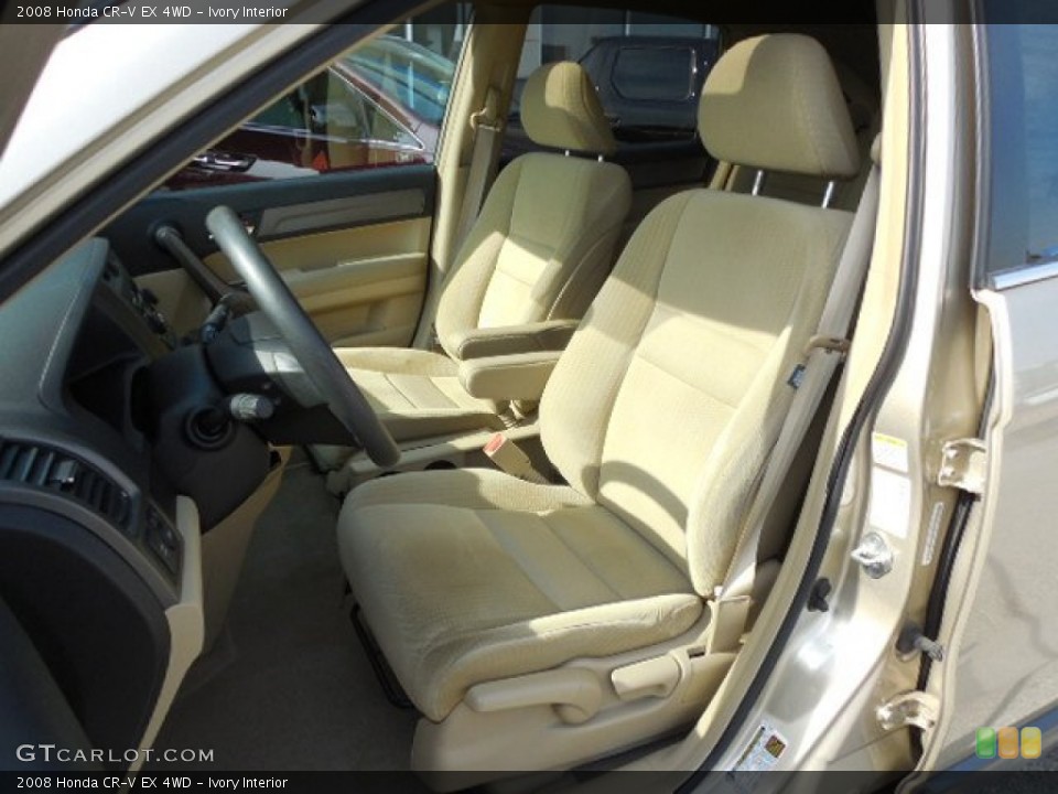 Ivory Interior Front Seat for the 2008 Honda CR-V EX 4WD #82507018