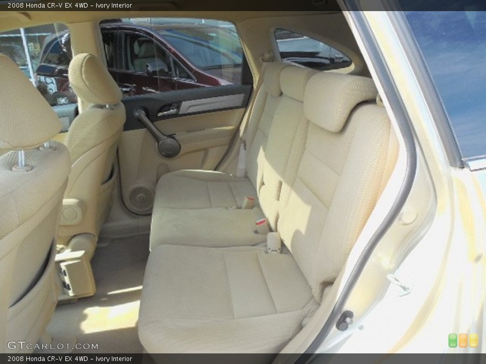 Ivory Interior Rear Seat for the 2008 Honda CR-V EX 4WD #82507040