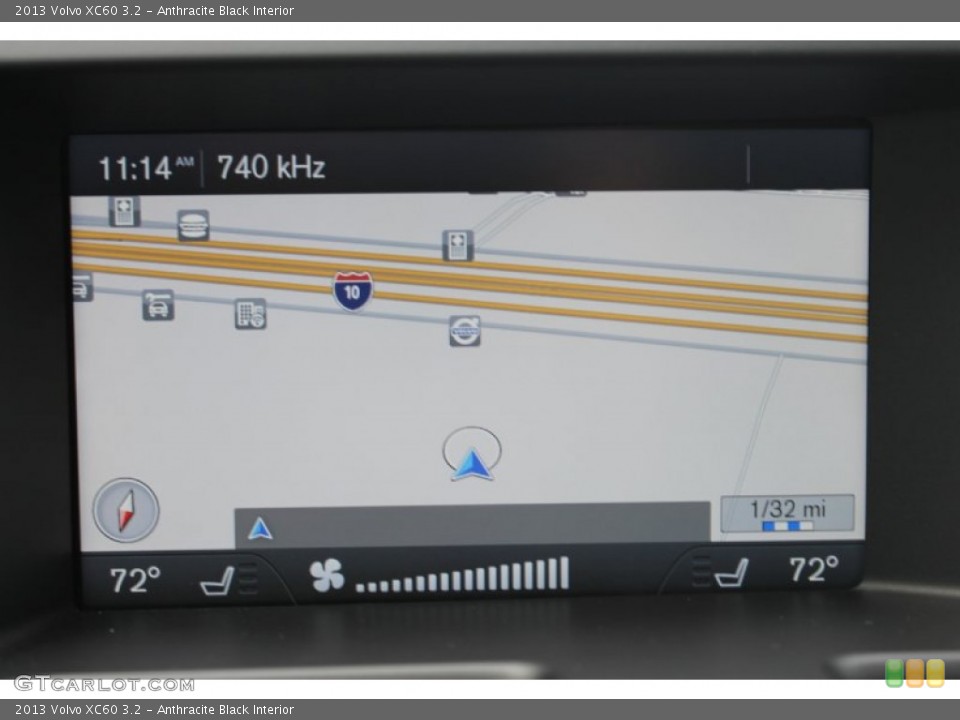 Anthracite Black Interior Navigation for the 2013 Volvo XC60 3.2 #82507130