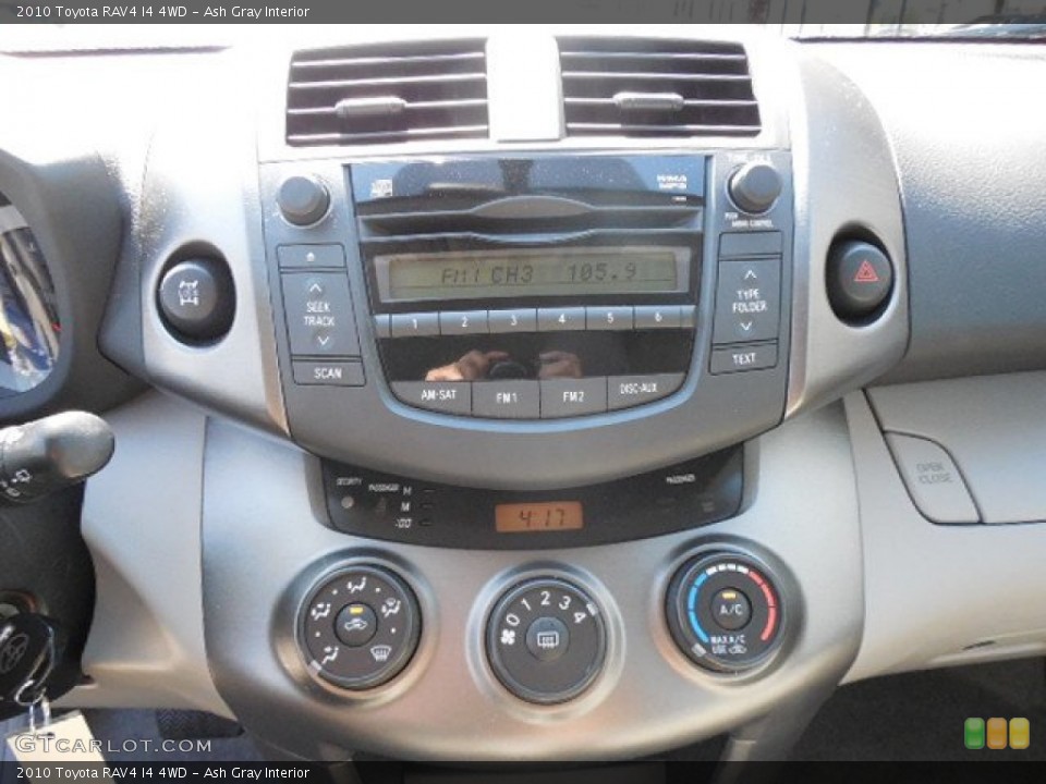 Ash Gray Interior Controls for the 2010 Toyota RAV4 I4 4WD #82507726