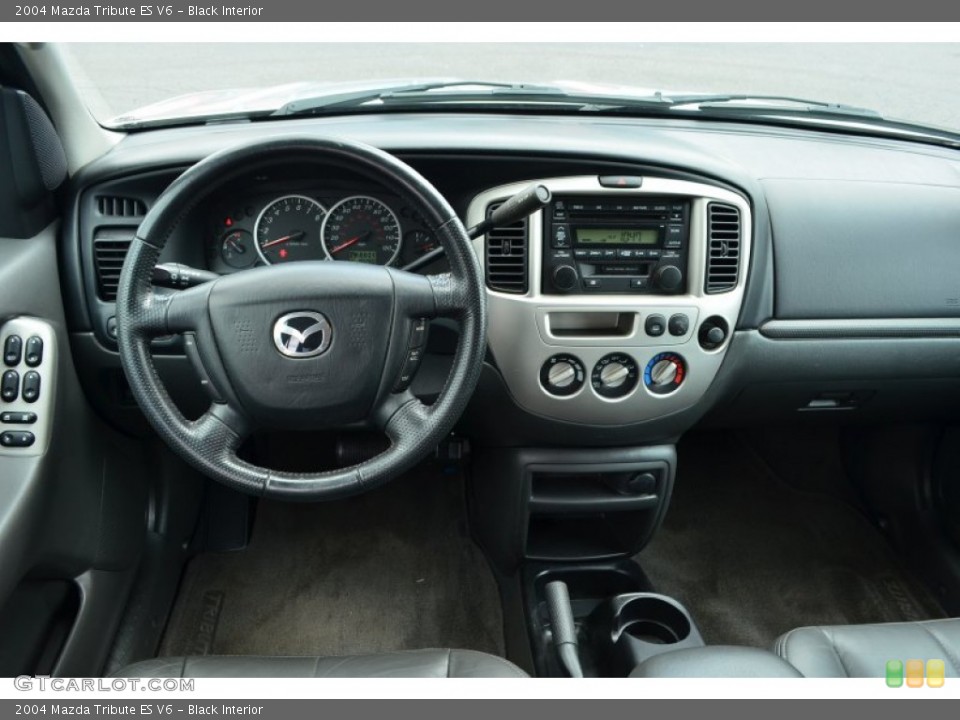 Black Interior Dashboard for the 2004 Mazda Tribute ES V6 #82509090