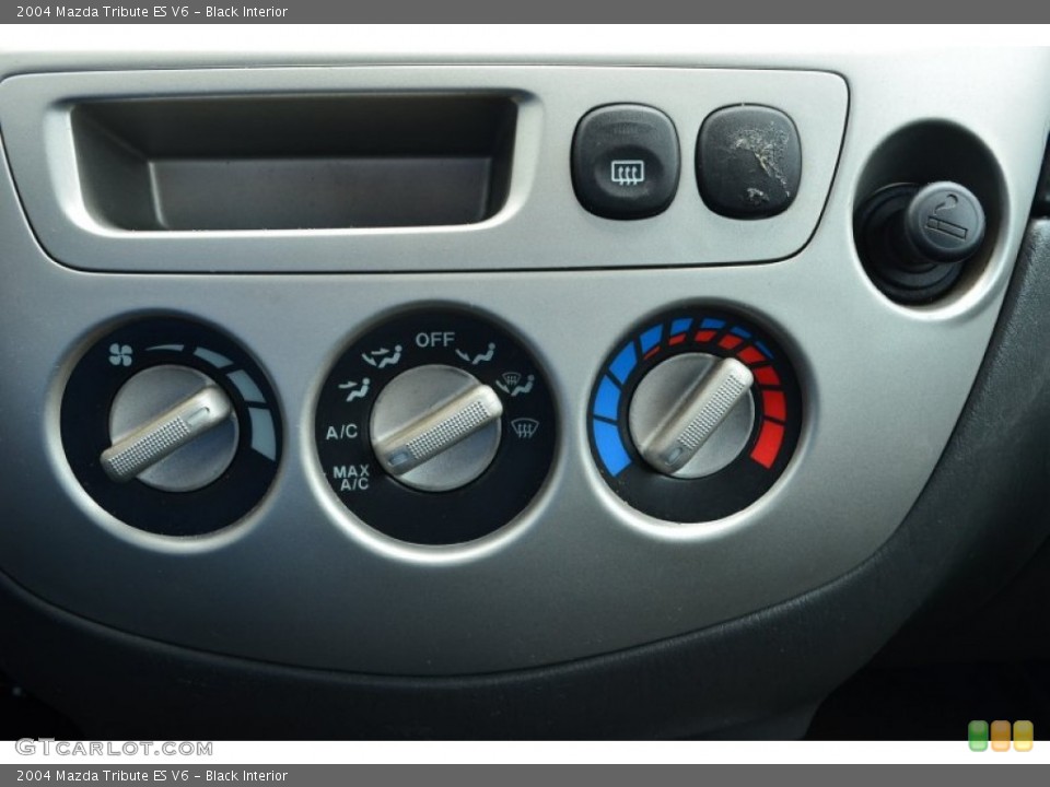 Black Interior Controls for the 2004 Mazda Tribute ES V6 #82509131