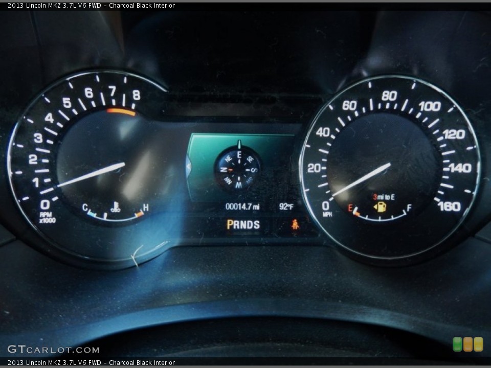 Charcoal Black Interior Gauges for the 2013 Lincoln MKZ 3.7L V6 FWD #82509689