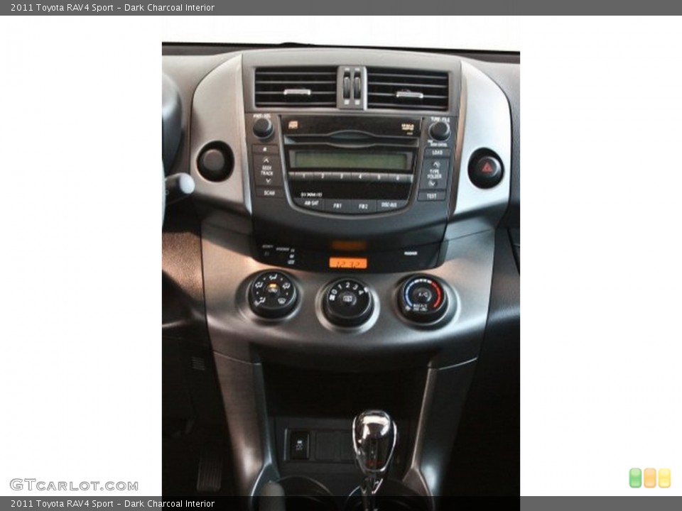 Dark Charcoal Interior Controls for the 2011 Toyota RAV4 Sport #82509878