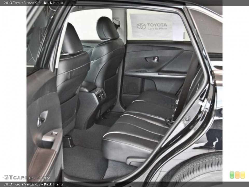 Black Interior Rear Seat for the 2013 Toyota Venza XLE #82510404