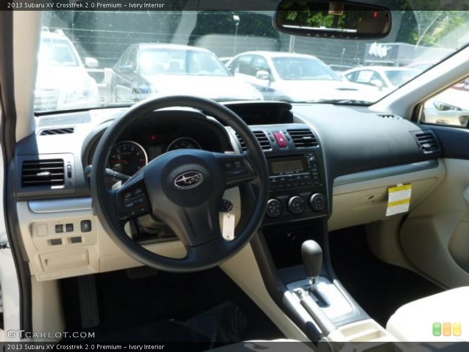 Ivory Interior Dashboard for the 2013 Subaru XV Crosstrek 2.0 Premium #82510764