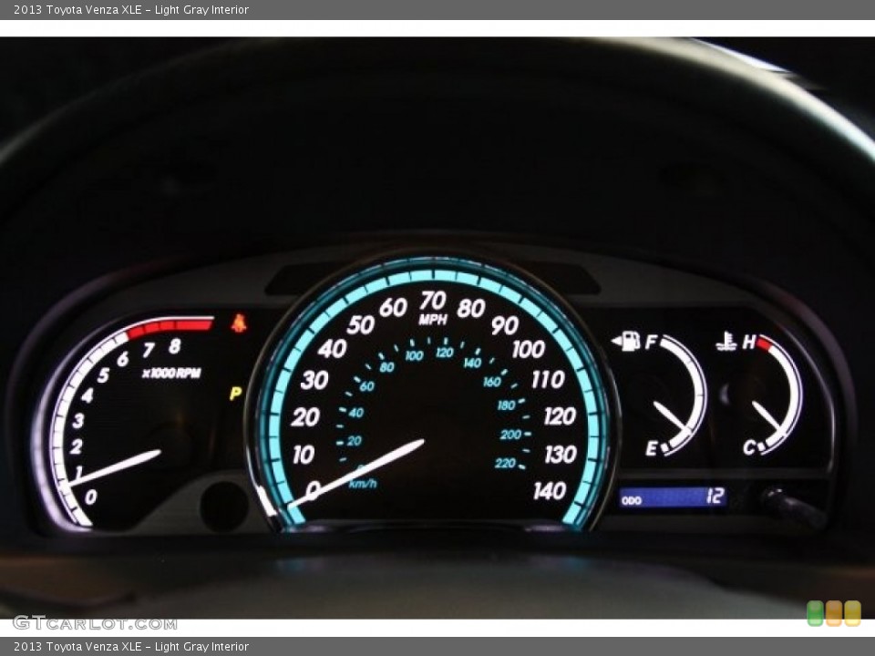 Light Gray Interior Gauges for the 2013 Toyota Venza XLE #82511864