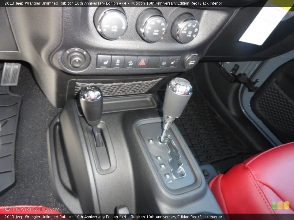 Rubicon 10th Anniversary Edition Red/Black Interior Transmission for the 2013 Jeep Wrangler Unlimited Rubicon 10th Anniversary Edition 4x4 #82512061