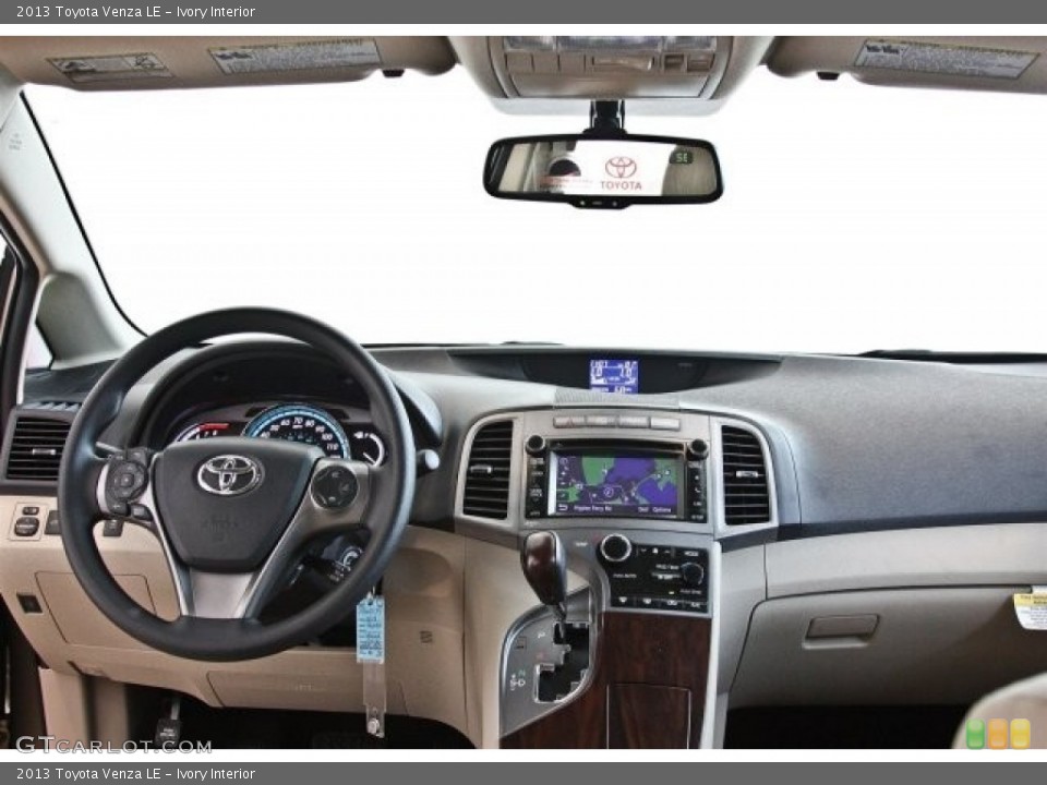 Ivory Interior Dashboard for the 2013 Toyota Venza LE #82512084