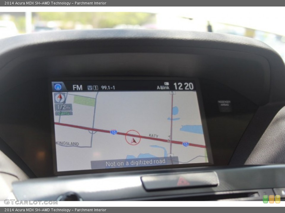 Parchment Interior Navigation for the 2014 Acura MDX SH-AWD Technology #82512125