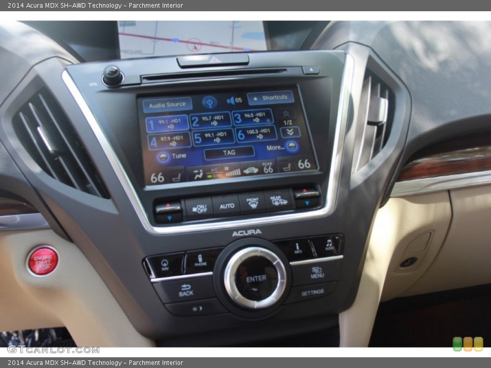 Parchment Interior Controls for the 2014 Acura MDX SH-AWD Technology #82512149