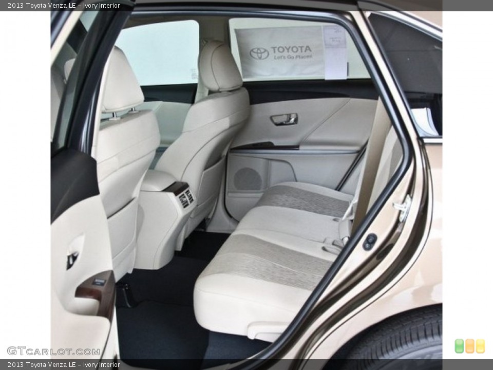 Ivory Interior Rear Seat for the 2013 Toyota Venza LE #82512161