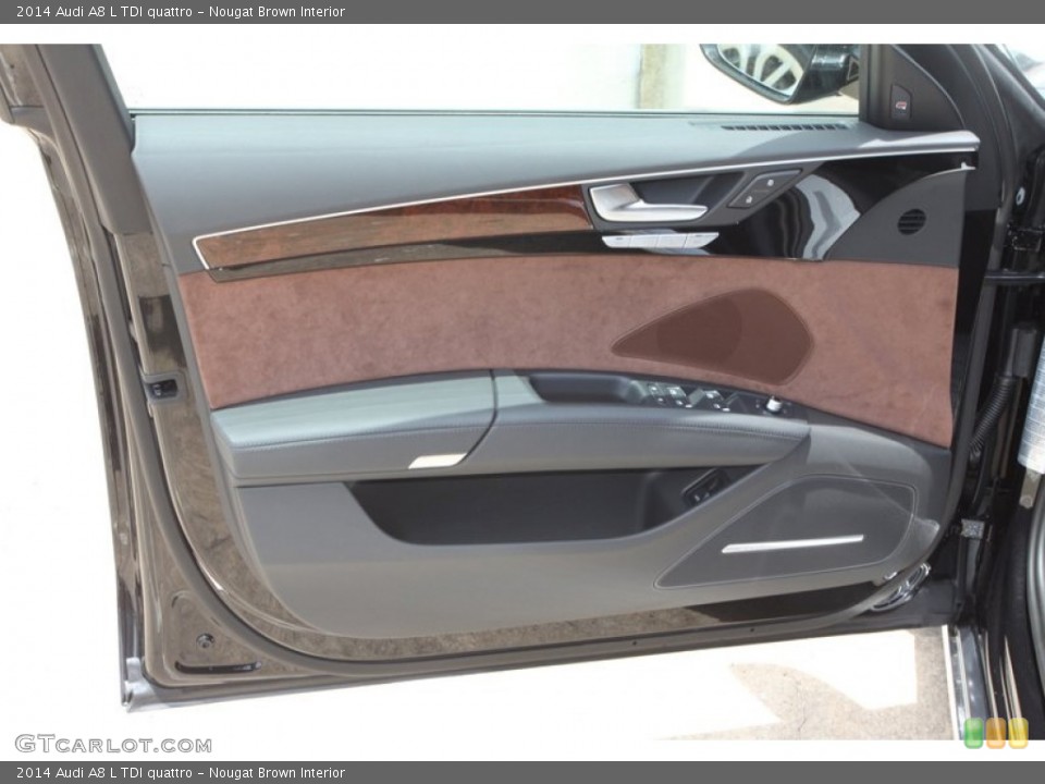 Nougat Brown Interior Door Panel for the 2014 Audi A8 L TDI quattro #82514923