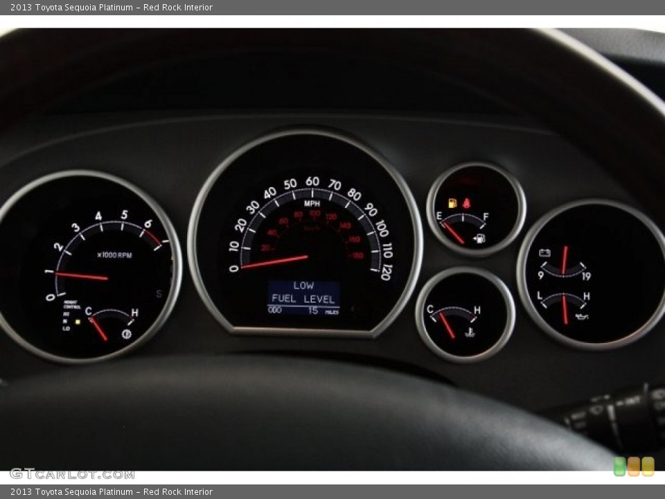 Red Rock Interior Gauges for the 2013 Toyota Sequoia Platinum #82515419