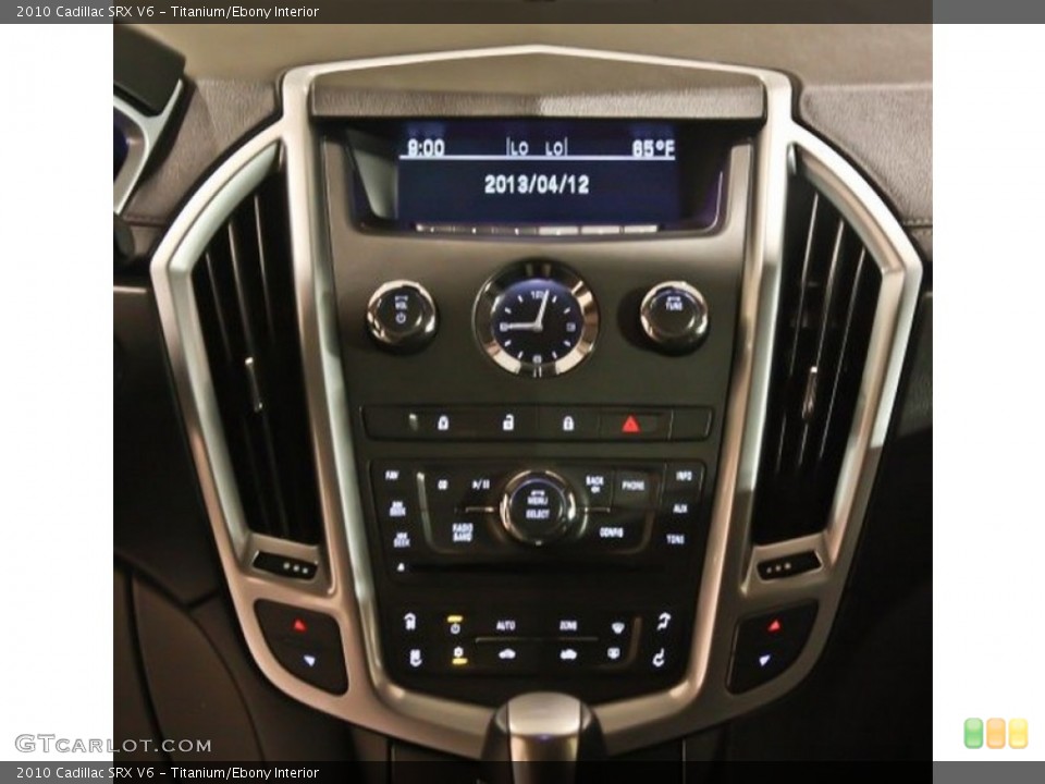Titanium/Ebony Interior Controls for the 2010 Cadillac SRX V6 #82515476
