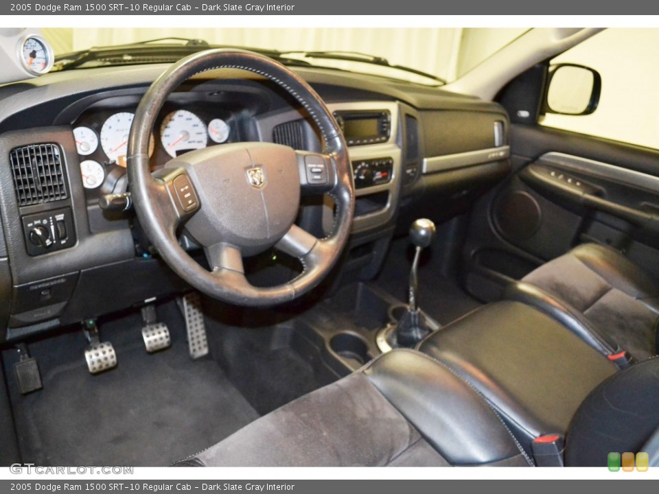 Dark Slate Gray Interior Prime Interior for the 2005 Dodge Ram 1500 SRT-10 Regular Cab #82516022
