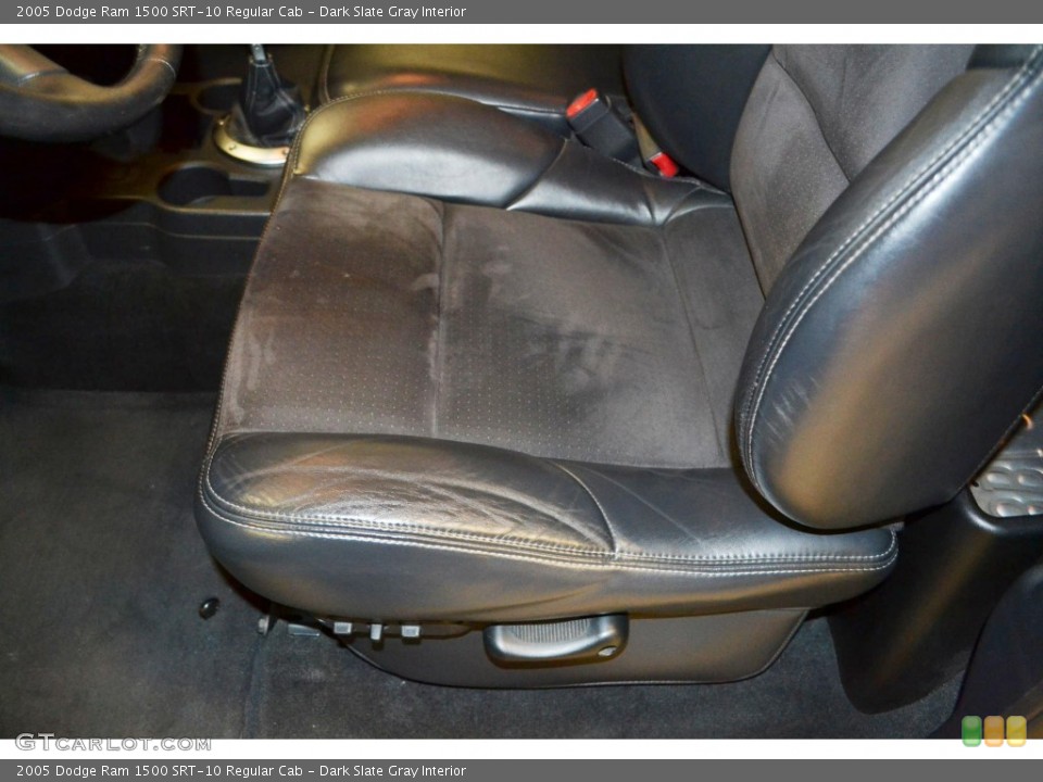 Dark Slate Gray Interior Front Seat for the 2005 Dodge Ram 1500 SRT-10 Regular Cab #82516131