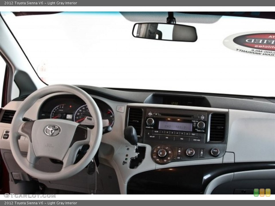 Light Gray Interior Dashboard for the 2012 Toyota Sienna V6 #82516718