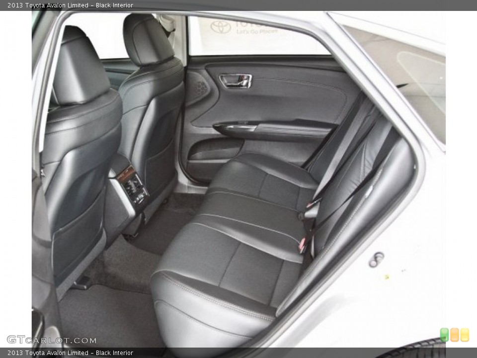 Black Interior Rear Seat for the 2013 Toyota Avalon Limited #82516940