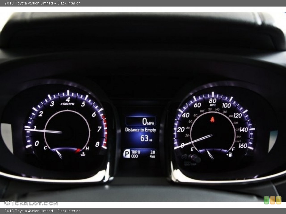 Black Interior Gauges for the 2013 Toyota Avalon Limited #82516988