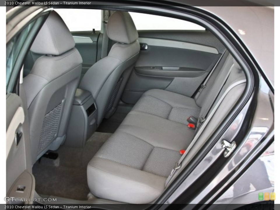 Titanium Interior Rear Seat for the 2010 Chevrolet Malibu LS Sedan #82517075