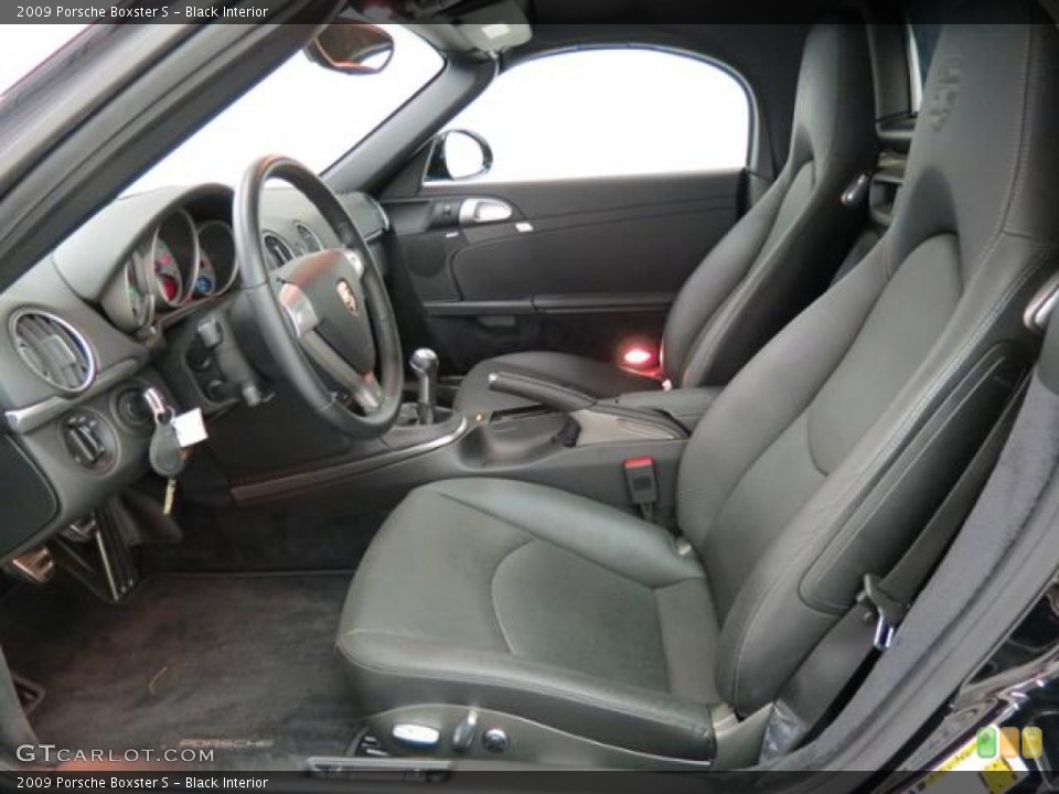 Black Interior Photo for the 2009 Porsche Boxster S #82517804