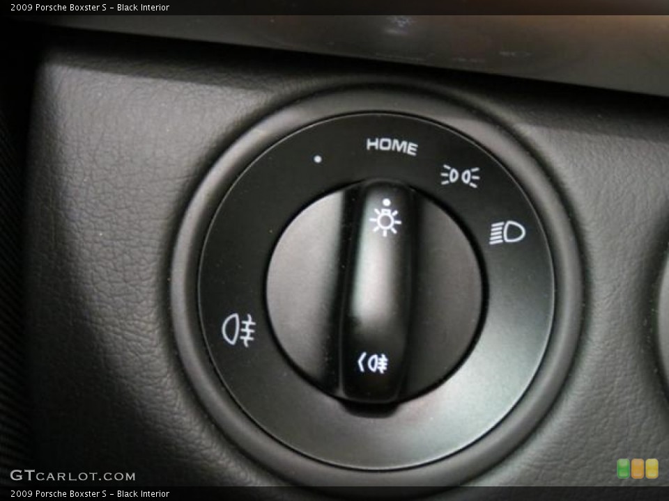 Black Interior Controls for the 2009 Porsche Boxster S #82518011