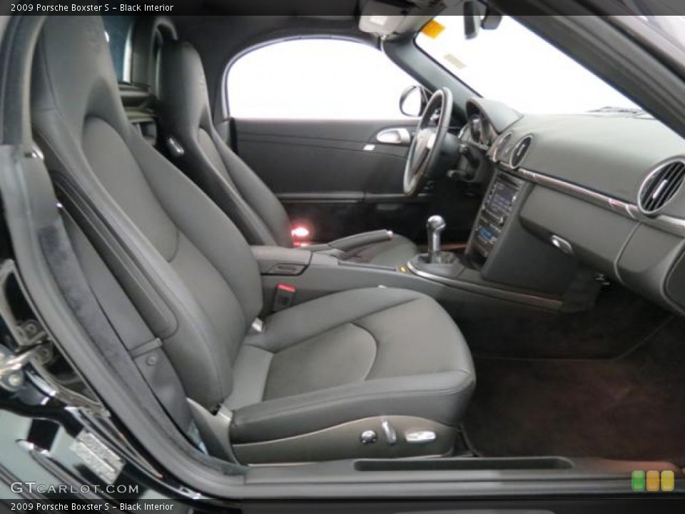 Black Interior Front Seat for the 2009 Porsche Boxster S #82518028