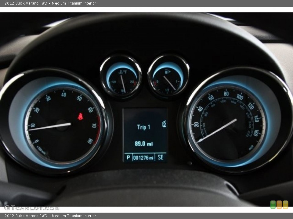 Medium Titanium Interior Gauges for the 2012 Buick Verano FWD #82518263