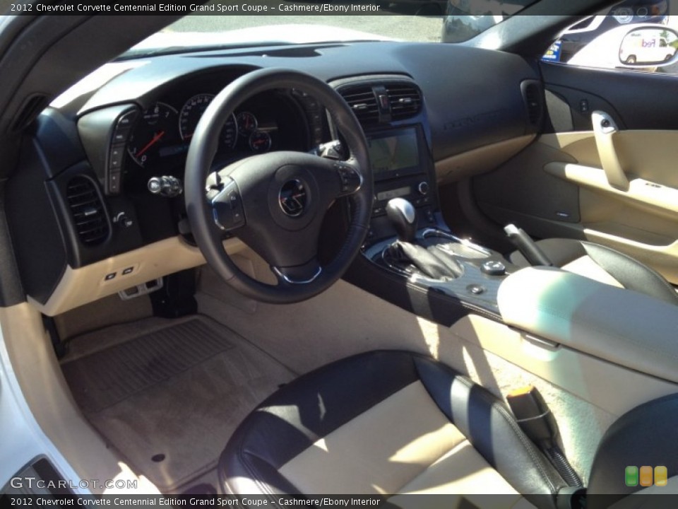 Cashmere/Ebony 2012 Chevrolet Corvette Interiors
