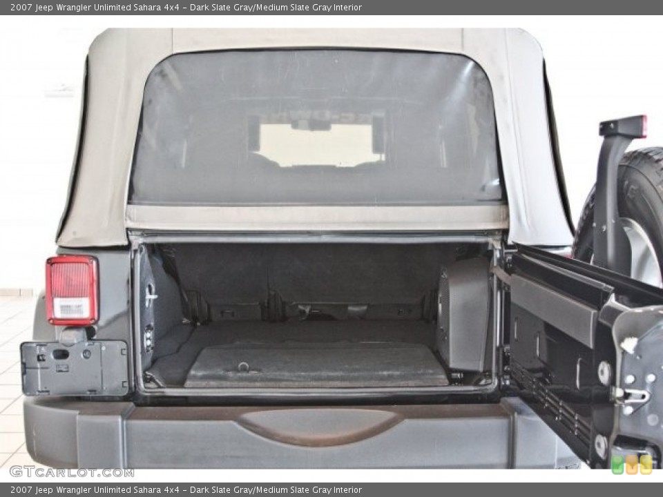 Dark Slate Gray/Medium Slate Gray Interior Trunk for the 2007 Jeep Wrangler Unlimited Sahara 4x4 #82519554