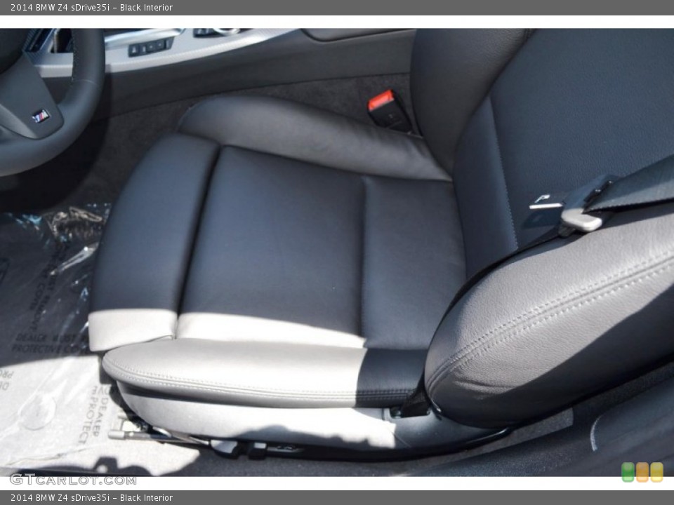 Black Interior Front Seat for the 2014 BMW Z4 sDrive35i #82519939