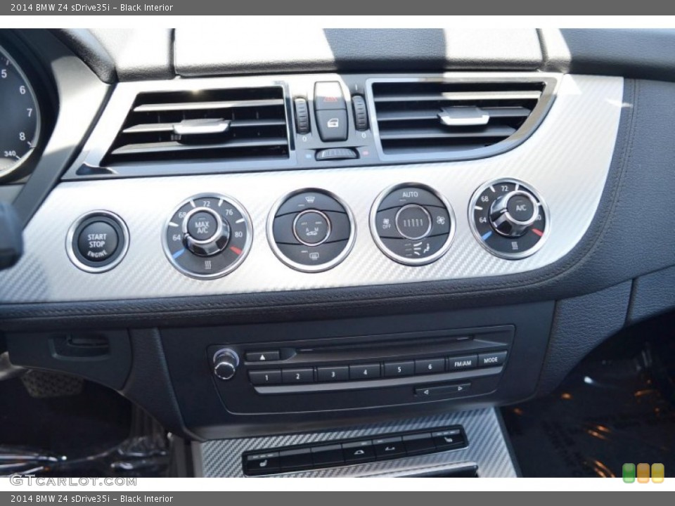 Black Interior Controls for the 2014 BMW Z4 sDrive35i #82519967