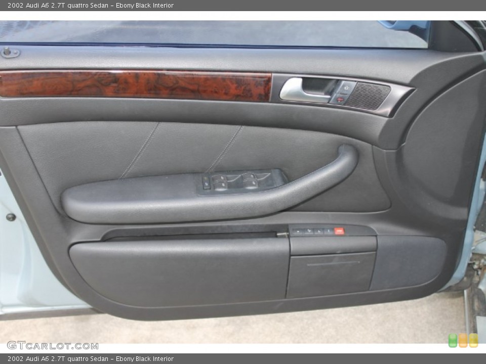 Ebony Black Interior Door Panel for the 2002 Audi A6 2.7T quattro Sedan #82521617