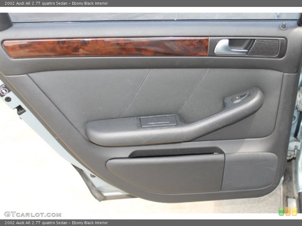 Ebony Black Interior Door Panel for the 2002 Audi A6 2.7T quattro Sedan #82521954