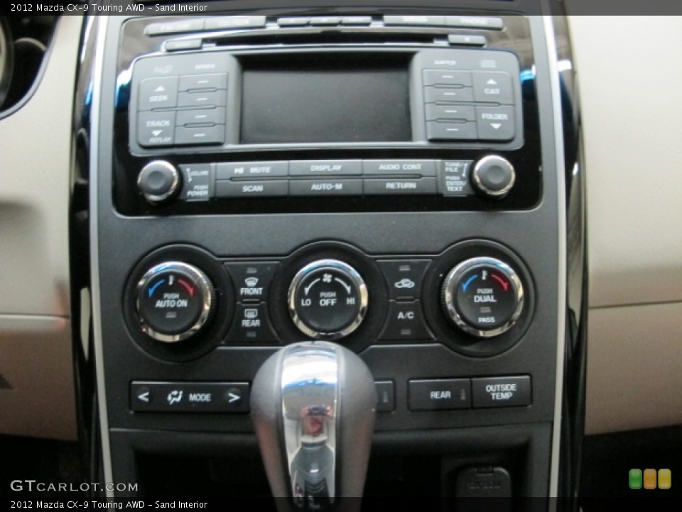 Sand Interior Controls for the 2012 Mazda CX-9 Touring AWD #82522534