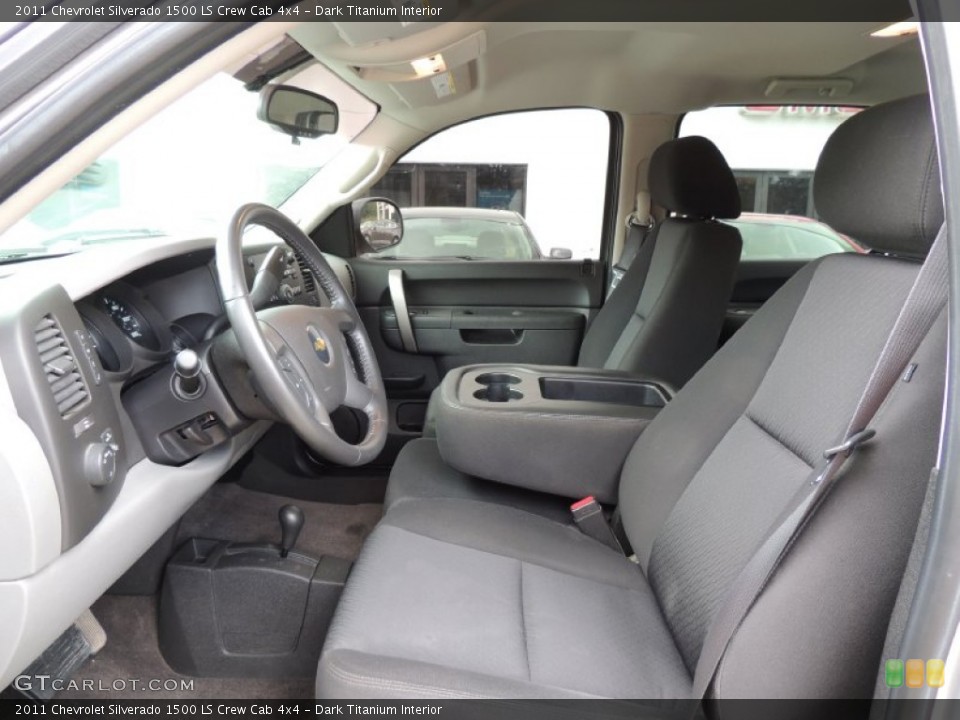 Dark Titanium Interior Front Seat for the 2011 Chevrolet Silverado 1500 LS Crew Cab 4x4 #82525128