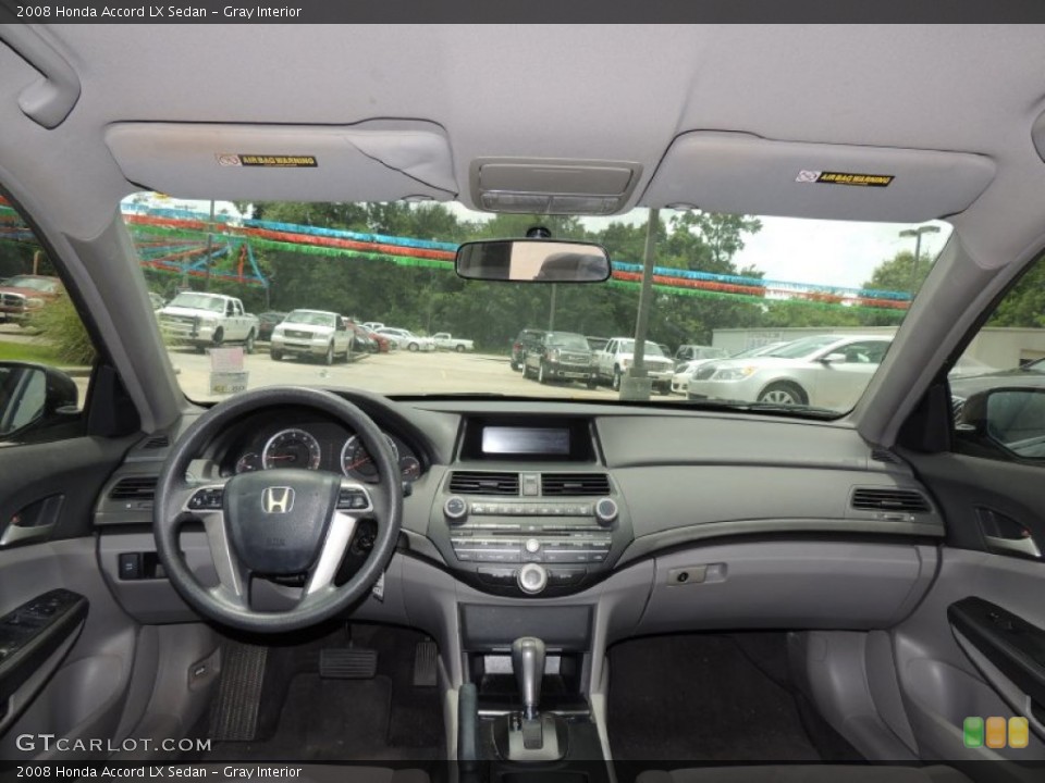 Gray Interior Dashboard for the 2008 Honda Accord LX Sedan #82525997