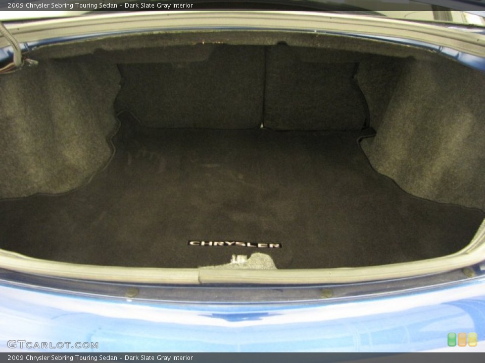 Dark Slate Gray Interior Trunk for the 2009 Chrysler Sebring Touring Sedan #82526684