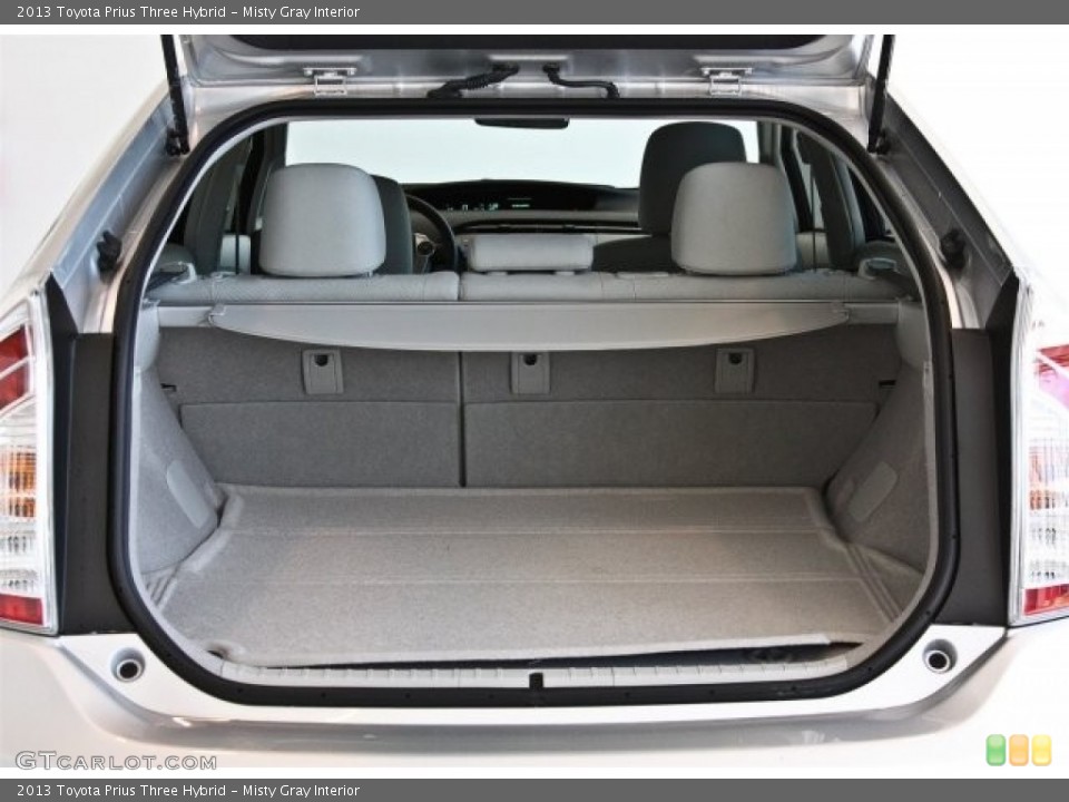 Misty Gray Interior Trunk for the 2013 Toyota Prius Three Hybrid #82526909