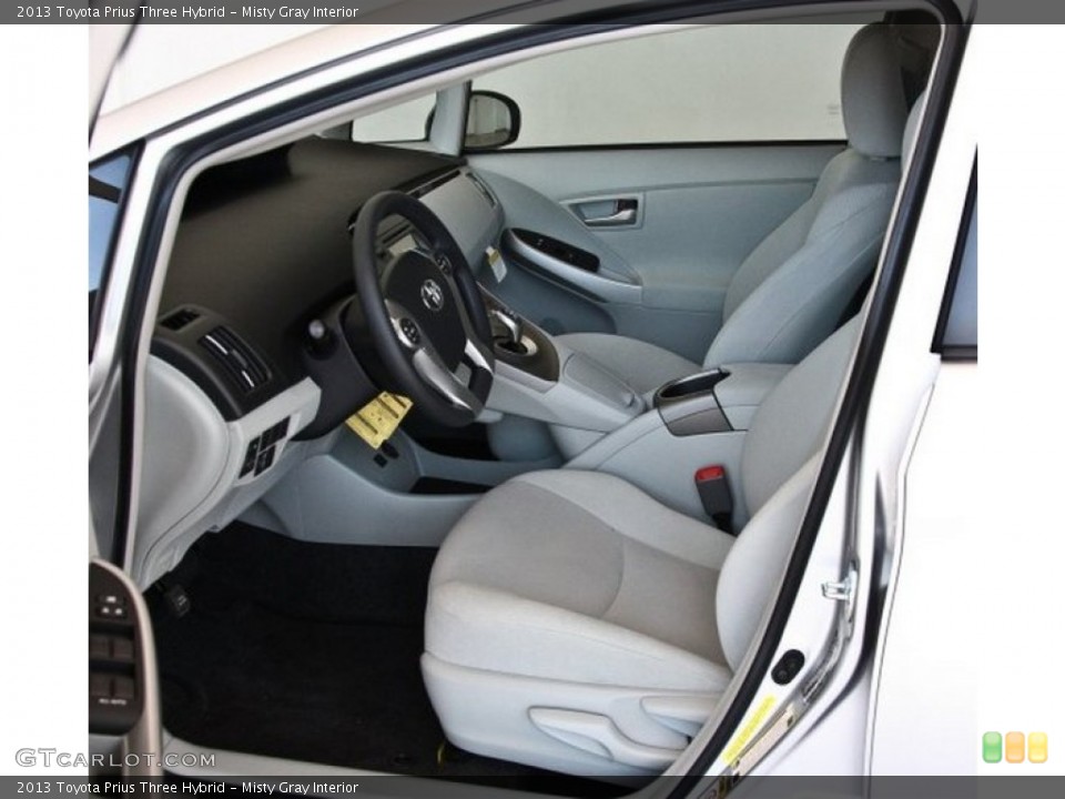Misty Gray Interior Photo for the 2013 Toyota Prius Three Hybrid #82526972