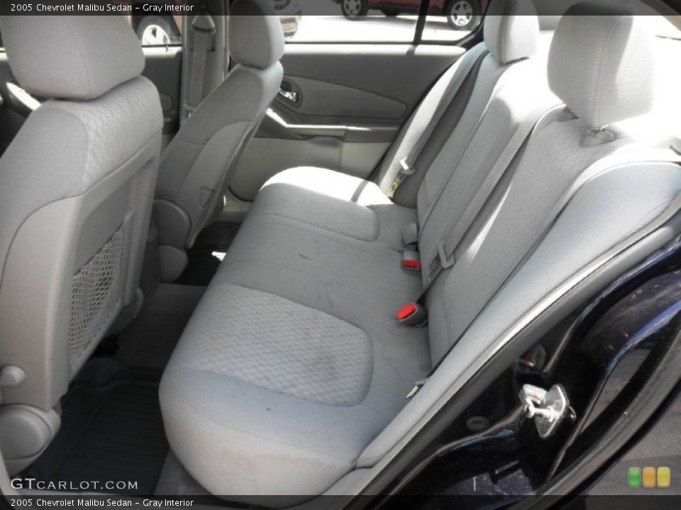 Gray Interior Rear Seat for the 2005 Chevrolet Malibu Sedan #82527551