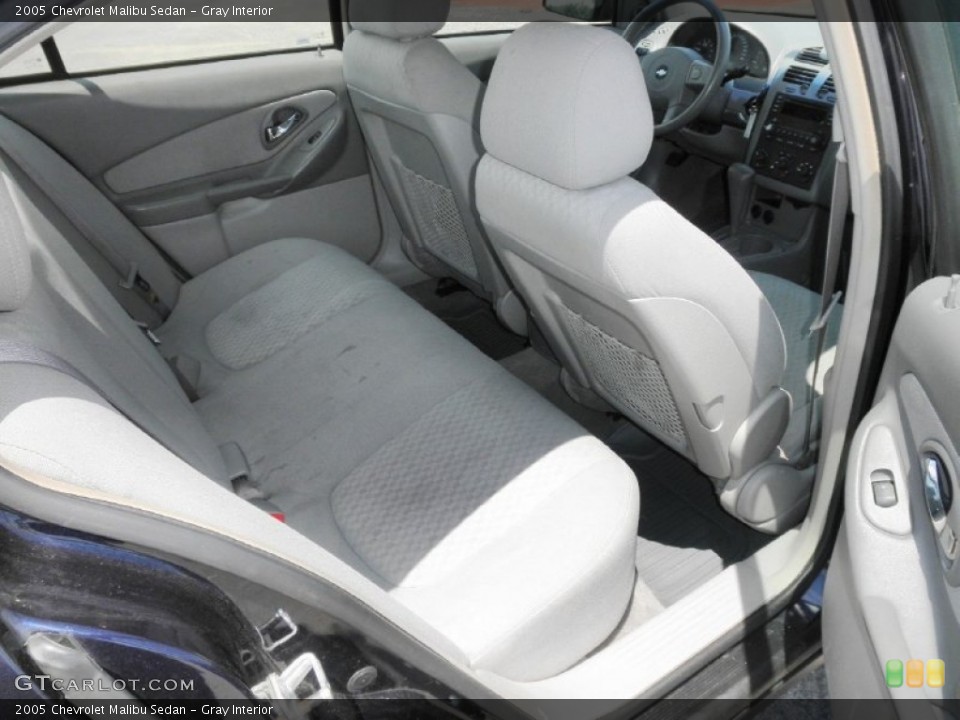 Gray Interior Rear Seat for the 2005 Chevrolet Malibu Sedan #82527645