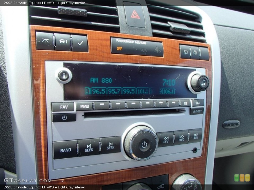 Light Gray Interior Audio System for the 2008 Chevrolet Equinox LT AWD #82528439