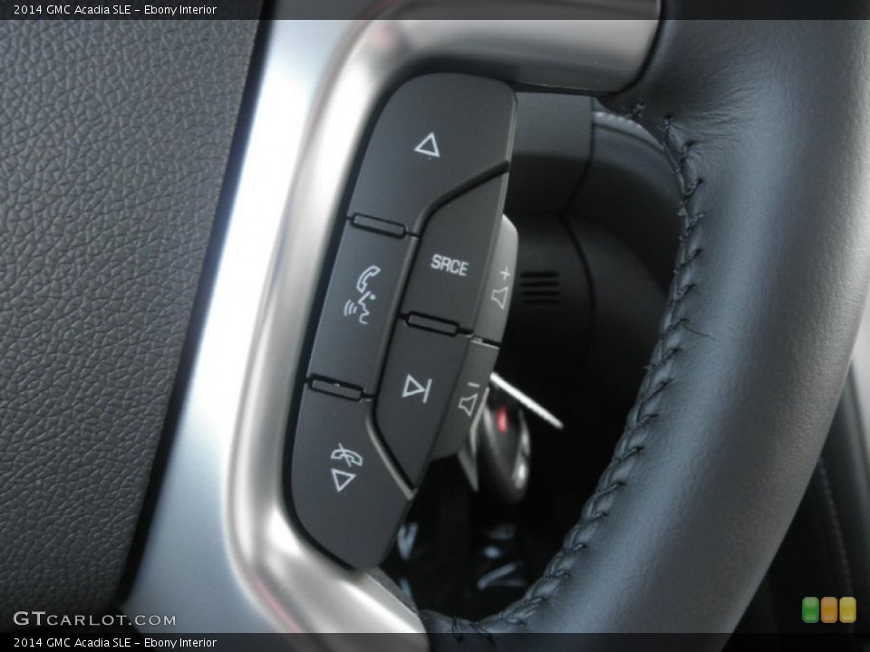 Ebony Interior Controls for the 2014 GMC Acadia SLE #82528476